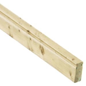 Wickes Predrilled Deck Rail for metal balusters -1.8m