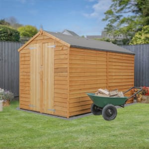 Image of Mercia 10 x 6ft Windowless Overlap Apex Shed with Assembly
