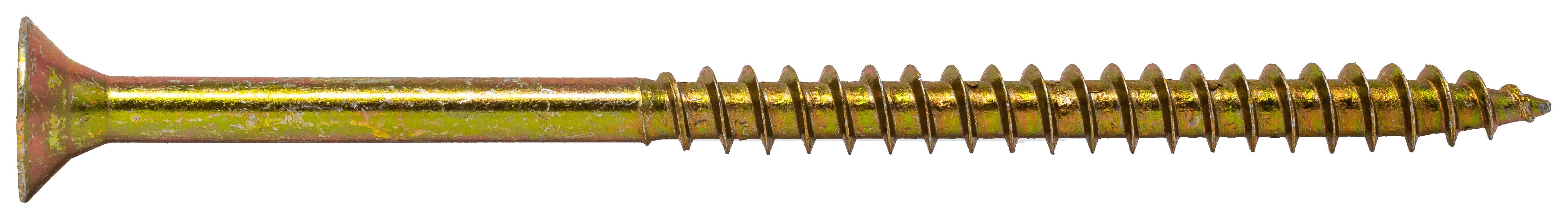 Wickes Single Thread Zinc & Yellow Screw - 5 X 40mm Pack Of 200