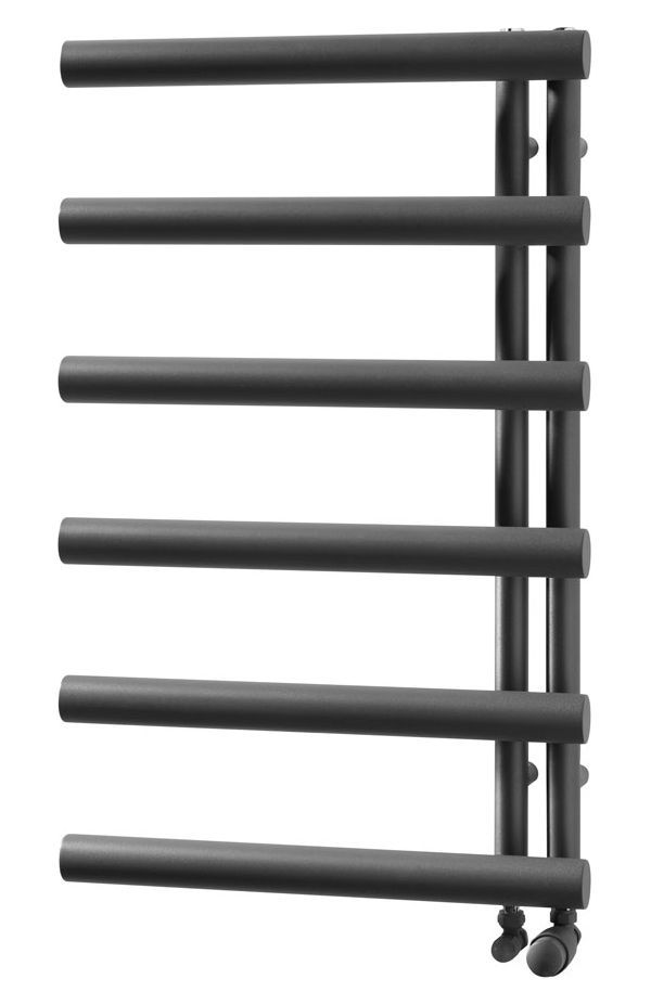 Image of Wickes Mayfair Anthracite Towel Radiator - 500 x 795mm