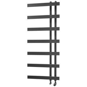 Horton Black Towel Radiator - 500mm - Various Heights Available