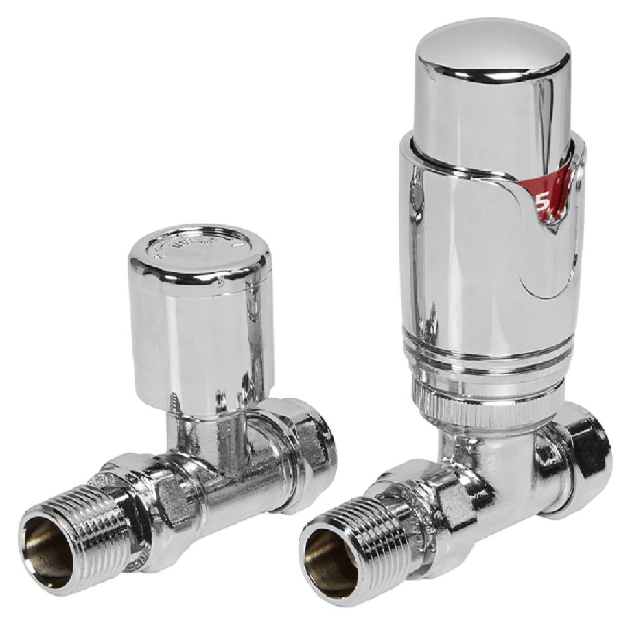 Towelrads Thermostatic Radiator Valve - Chrome