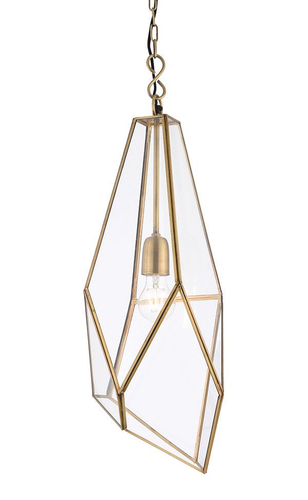 Avery Pendant Light Antique Brass