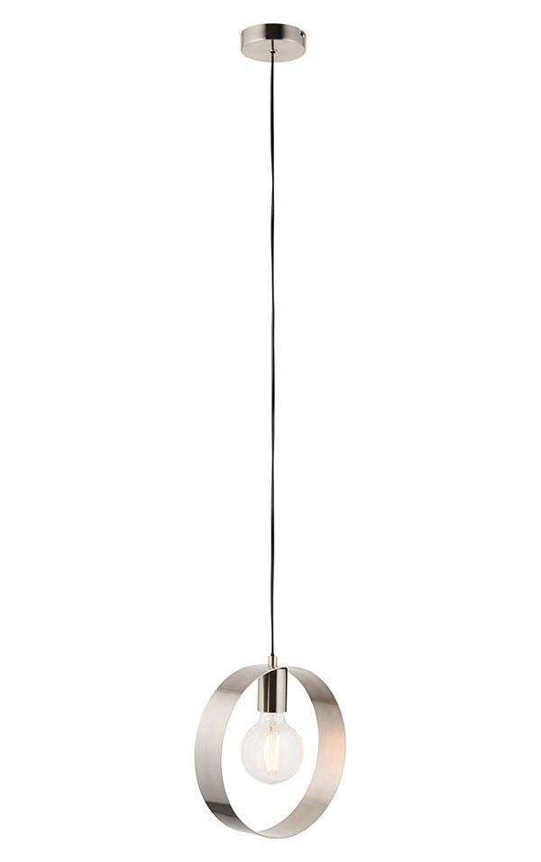 Image of Hoop Pendant Light Brushed Nickel