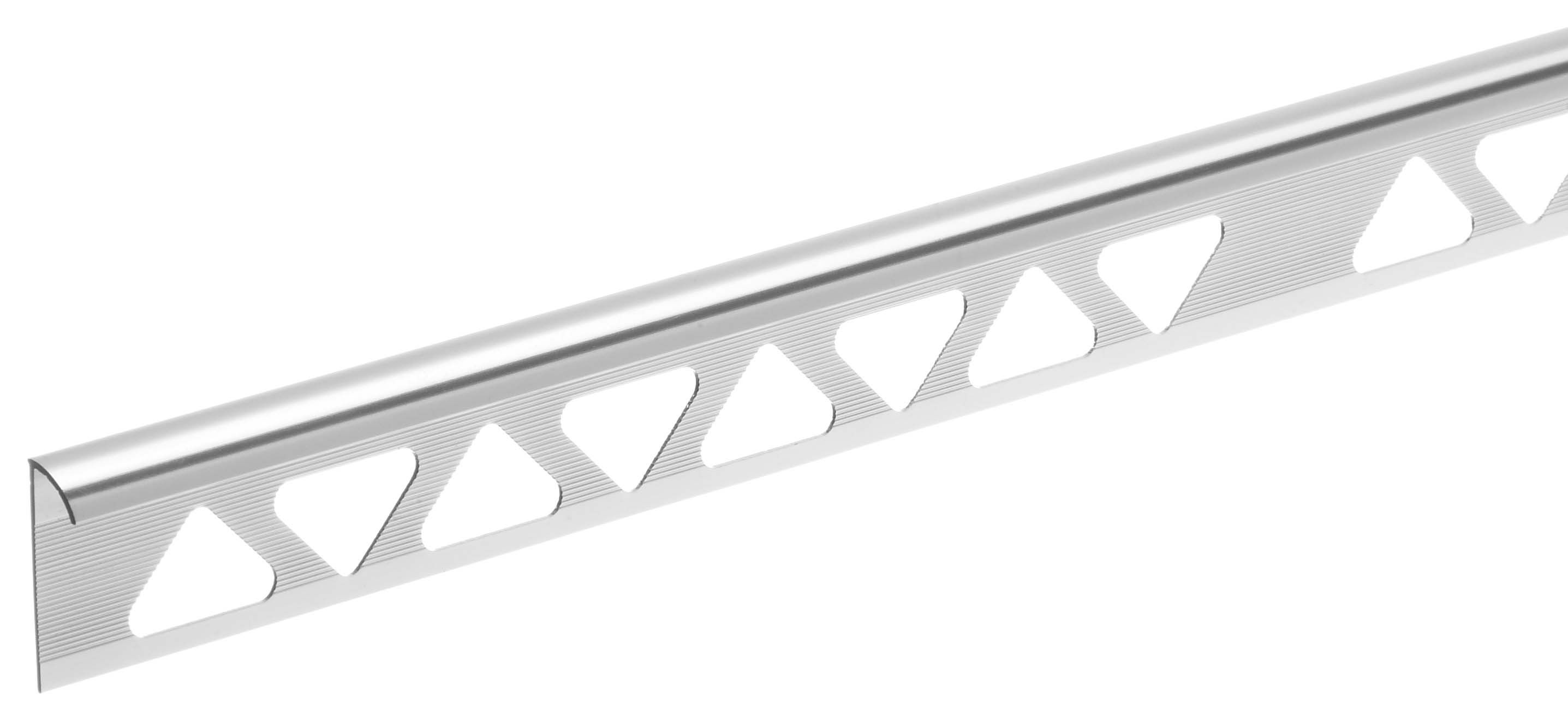 Image of Homelux 8mm Metal Quadrant Silver Tile trim 2.44m