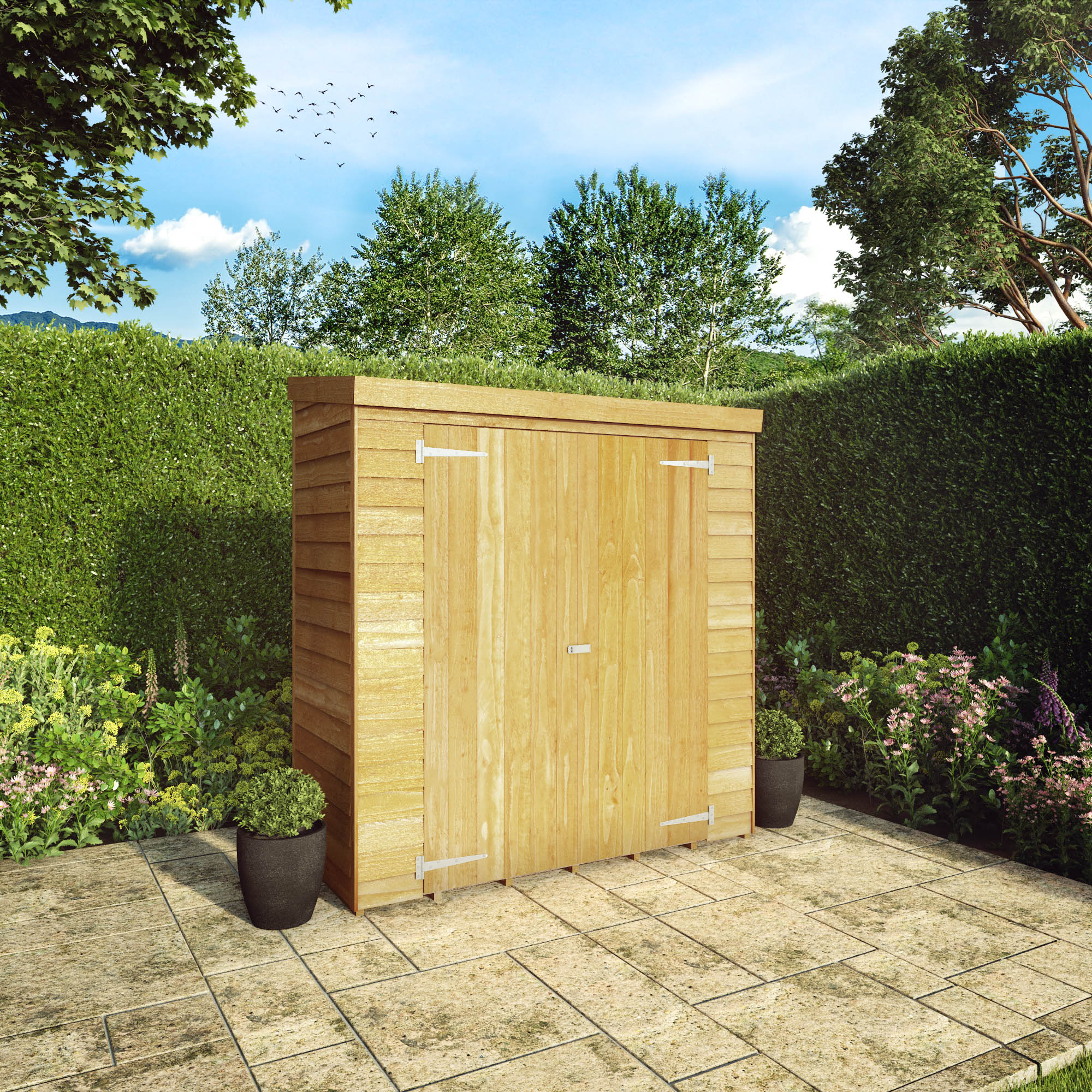 Mercia 6 x 2.6ft Overlap Pent Storage