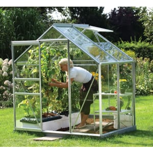 Vitavia Venus 6 x 4ft Horticultural Glass Greenhouse with Steel Base