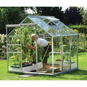 Vitavia Venus 6 x 6ft Horticultural Glass Greenhouse with Steel Base