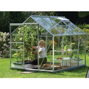 Vitavia Venus 8 x 6ft Horticultural Glass Greenhouse with Steel Base
