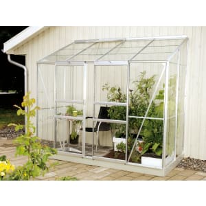 Vitavia Ida 8 x 4ft Toughened Glass Greenhouse with Steel Base