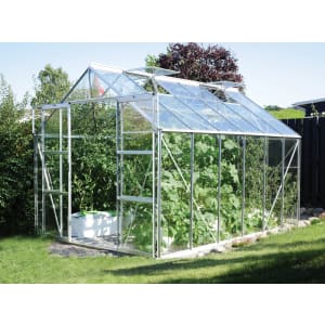Image of Vitavia Jupiter 8 x 12ft Toughened Glass Greenhouse with Steel Base