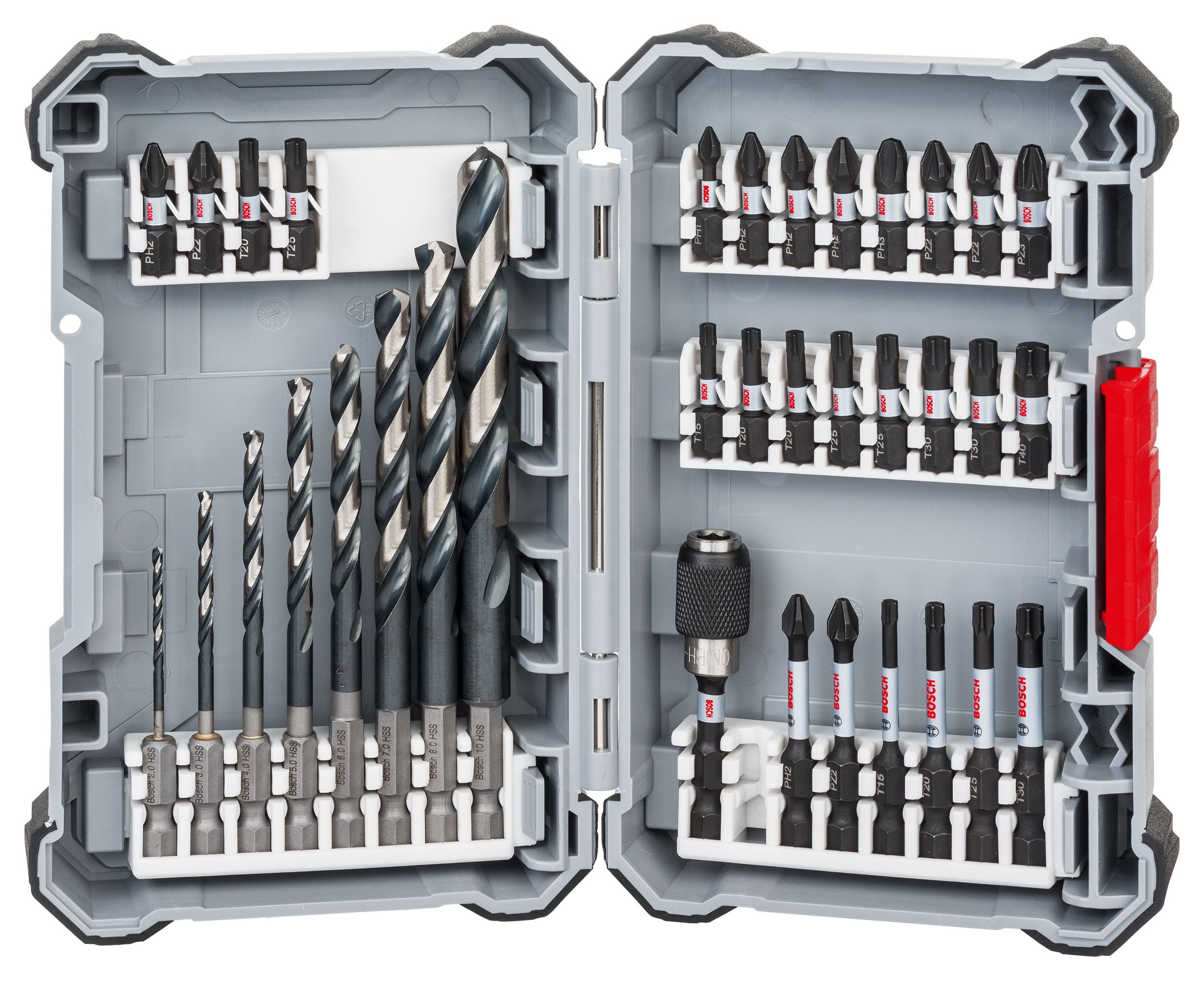 Bosch 2608577148 Case L 35 Piece HSS Metal Drill Bit & Screwdriver Bit Set