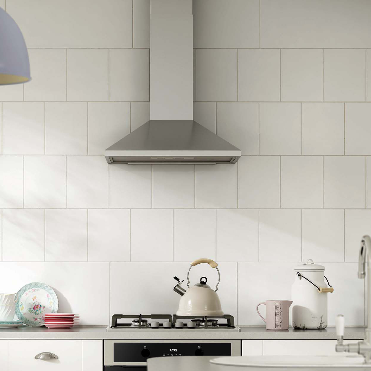 Wickes White Ceramic Wall Tile 200 x 250mm