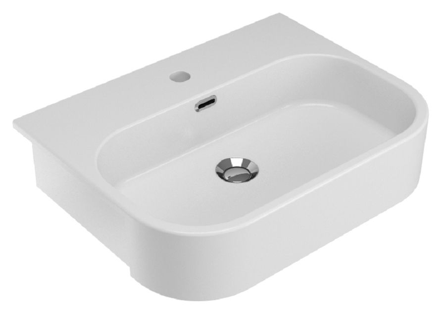 Image of Wickes Siena 1 Tap Hole Semi Recessed Basin - 560mm
