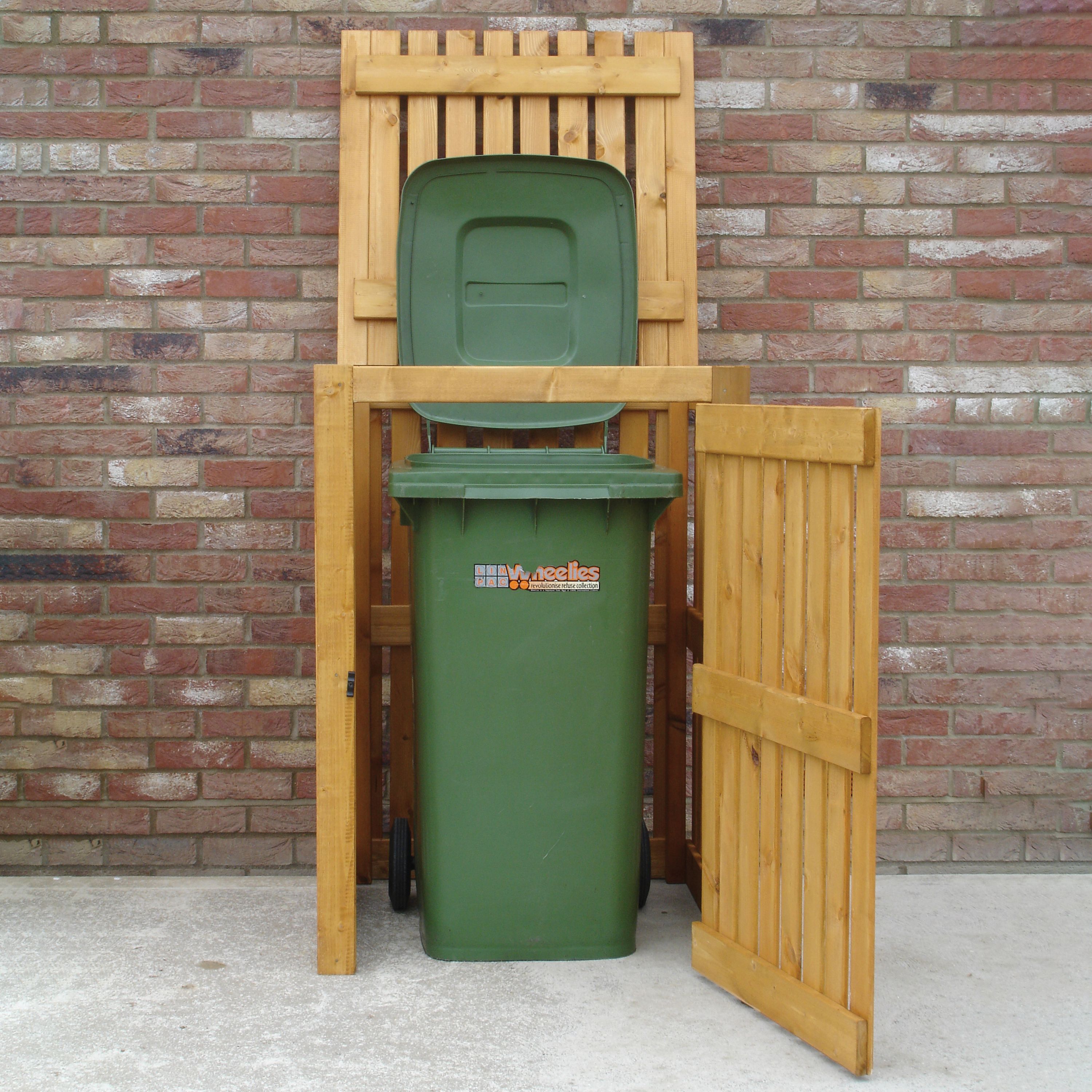 Shire Single Wheelie Bin Store - 3 x 3ft