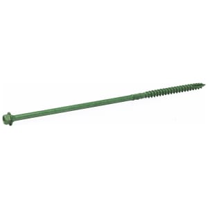 Wickes Timber Drive Hex Head Green Screw - 7x200mm Pack Of 50
