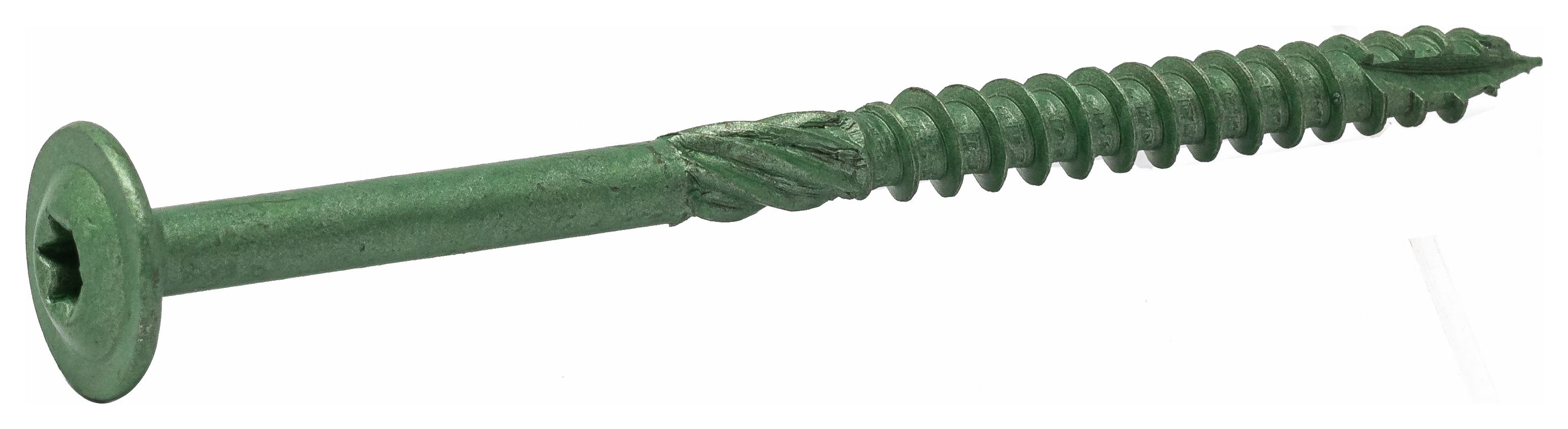 Wickes Timber Drive Tx Washer Head Green Screw - 7x100mm Pack Of 25