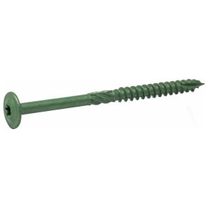 Wickes Timber Drive Tx Washer Head Green Screw - 7x100mm Pack Of 25