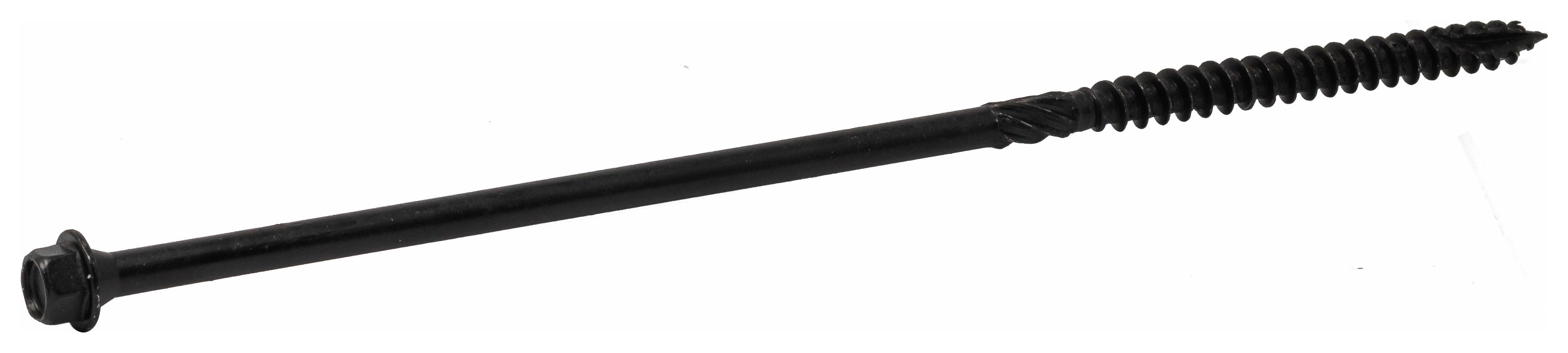 Wickes Timber Drive Hex Head Black Screw - 7x100mm Pack Of 25