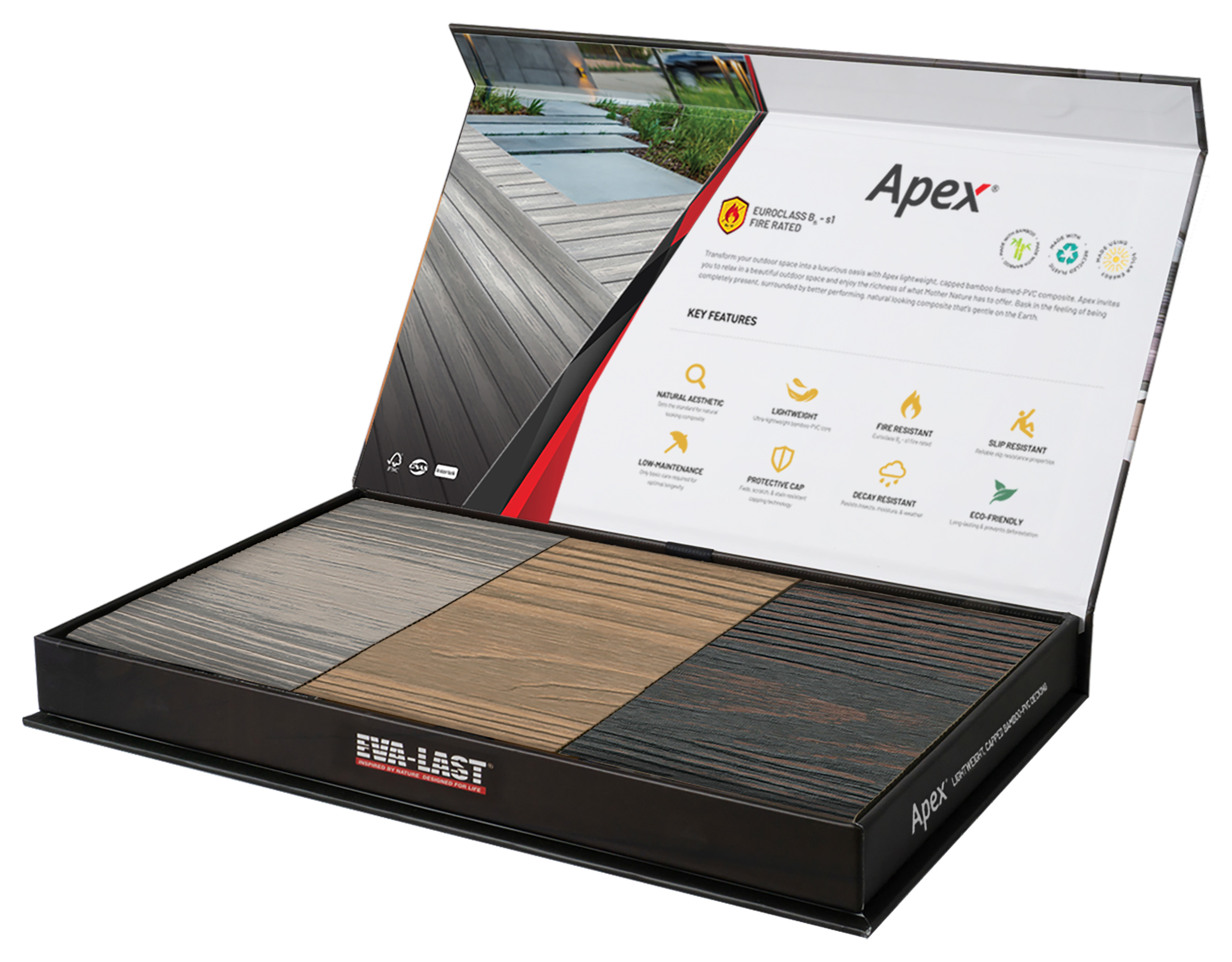 Eva-Last Apex Composite Decking Sample Box