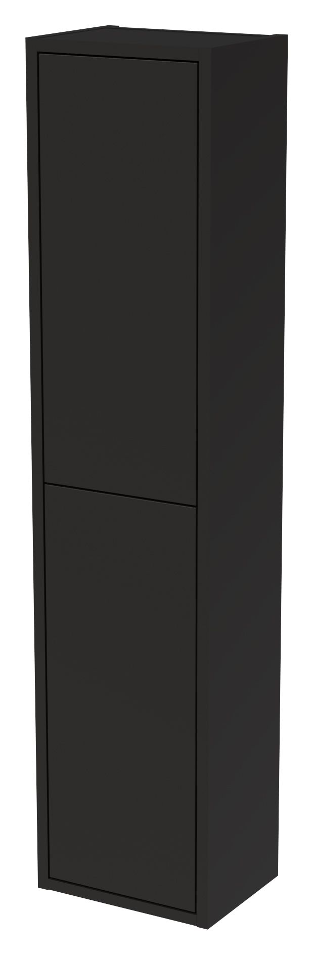Image of Wickes Tallinn Graphite Push to Open Wall Hung Tower Unit - 1300 x 300mm