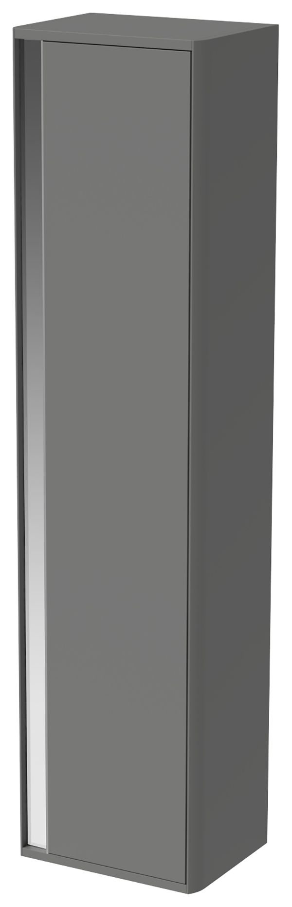 Wickes Radli Dust Grey Handleless Rail Wall Hung Tower Unit - 1600 x 400mm