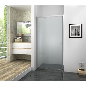 Vision 6mm Framed Chrome Pivot Shower Door Only - Various Sizes Available