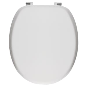 Wickes Wooden Standard Close Toilet Seat - White