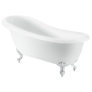 Wickes Traditional Chrome Claw Feet for Traditional Baths