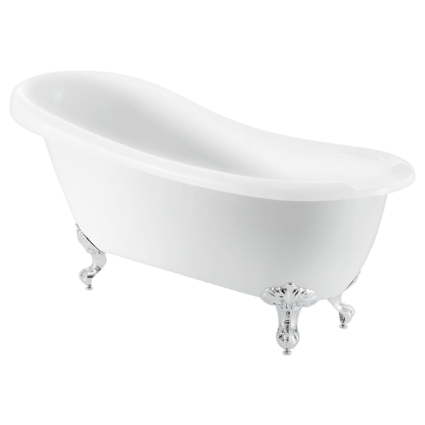 Wickes Traditional Chrome Claw Feet for Traditional Baths