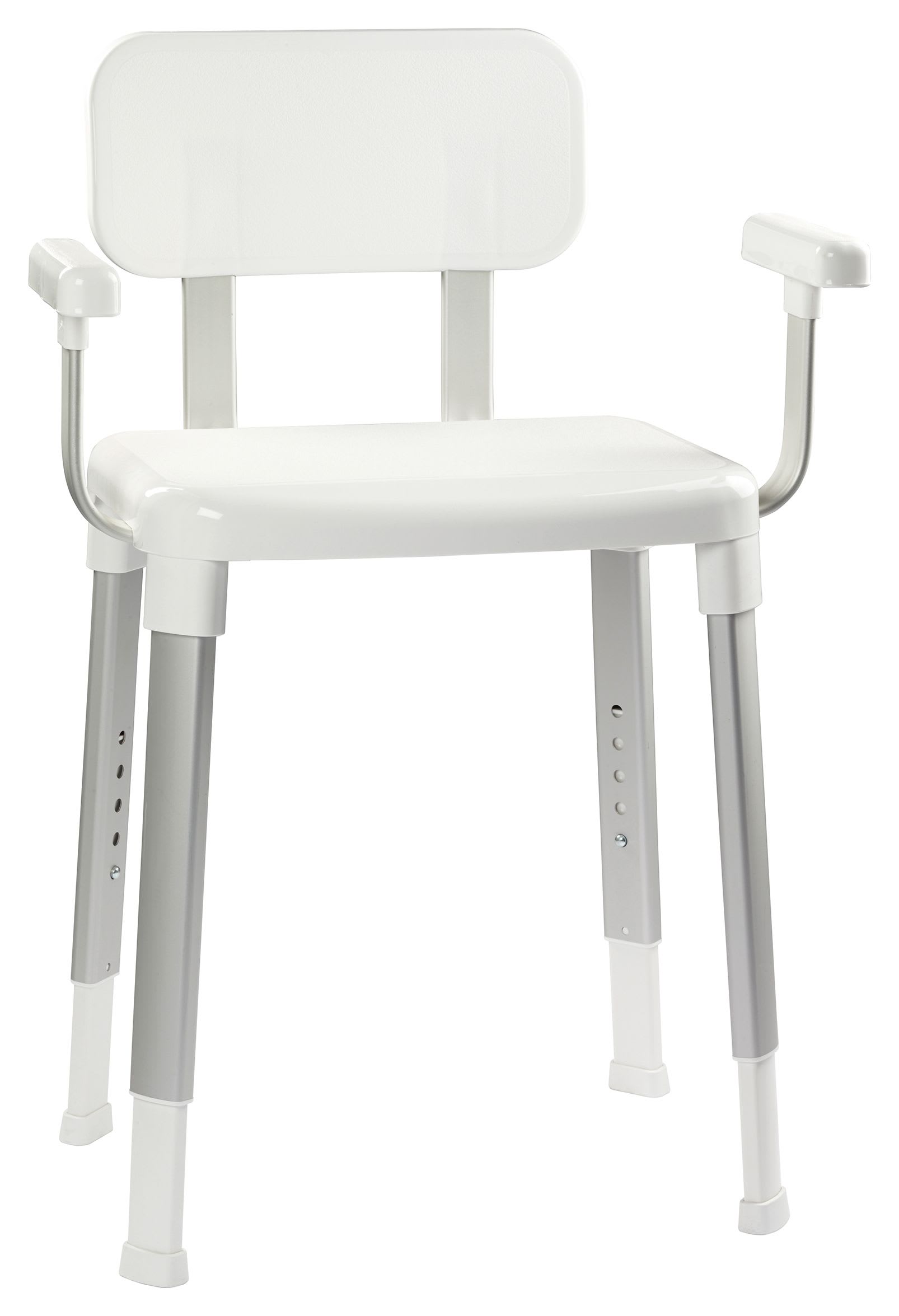 Croydex Modular Chrome & White Shower Seat with