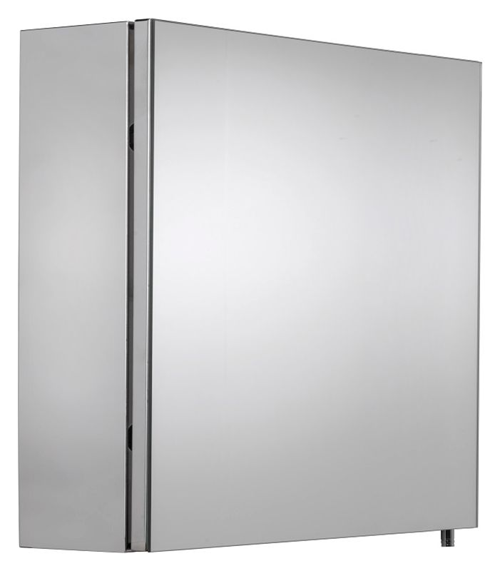 Image of Croydex Finchley Large Single Door Bathroom Cabinet - 670 x 500mm