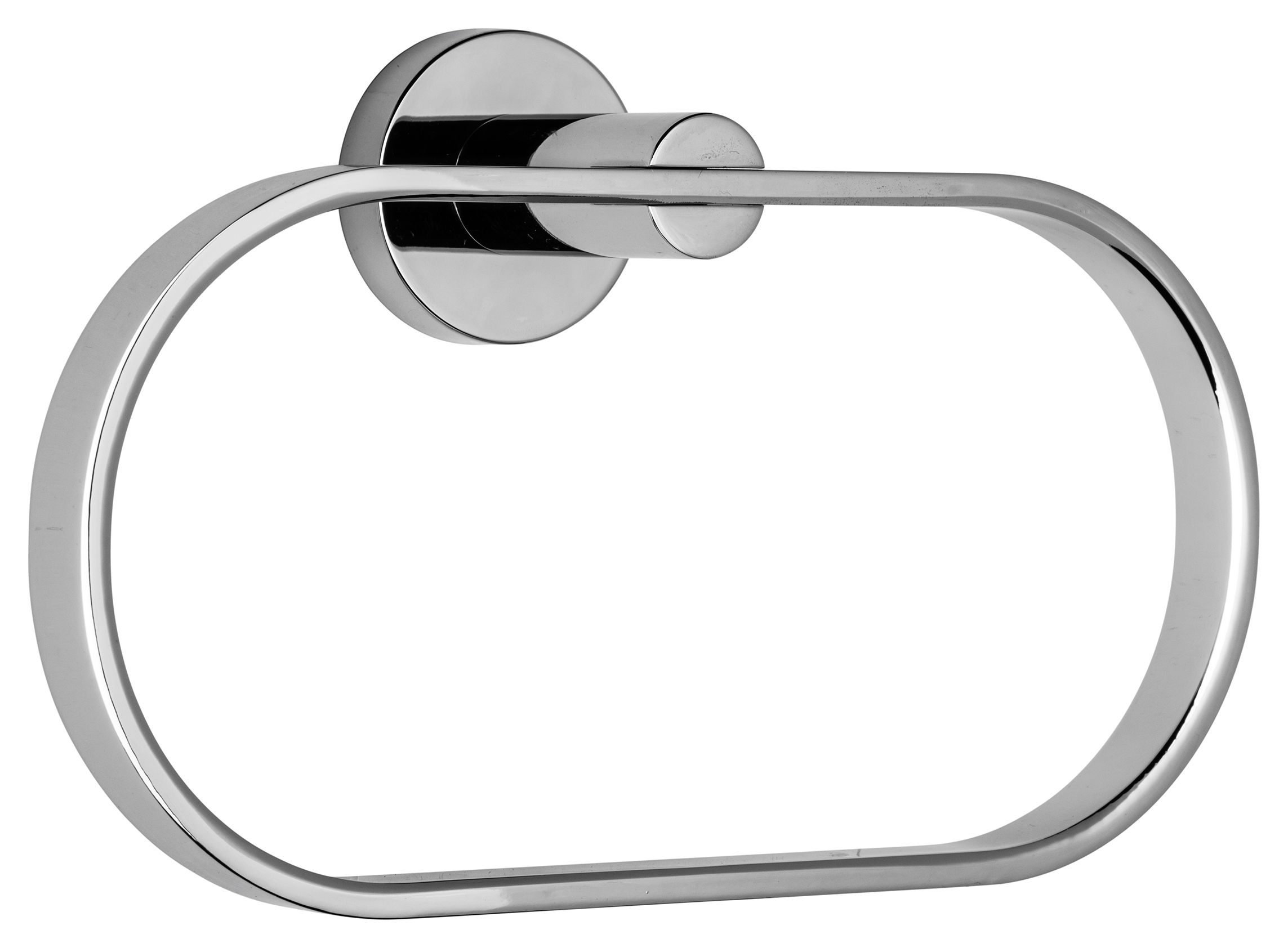 Croydex Flexi-Fix™ Metra Bathroom Towel Ring - Chrome