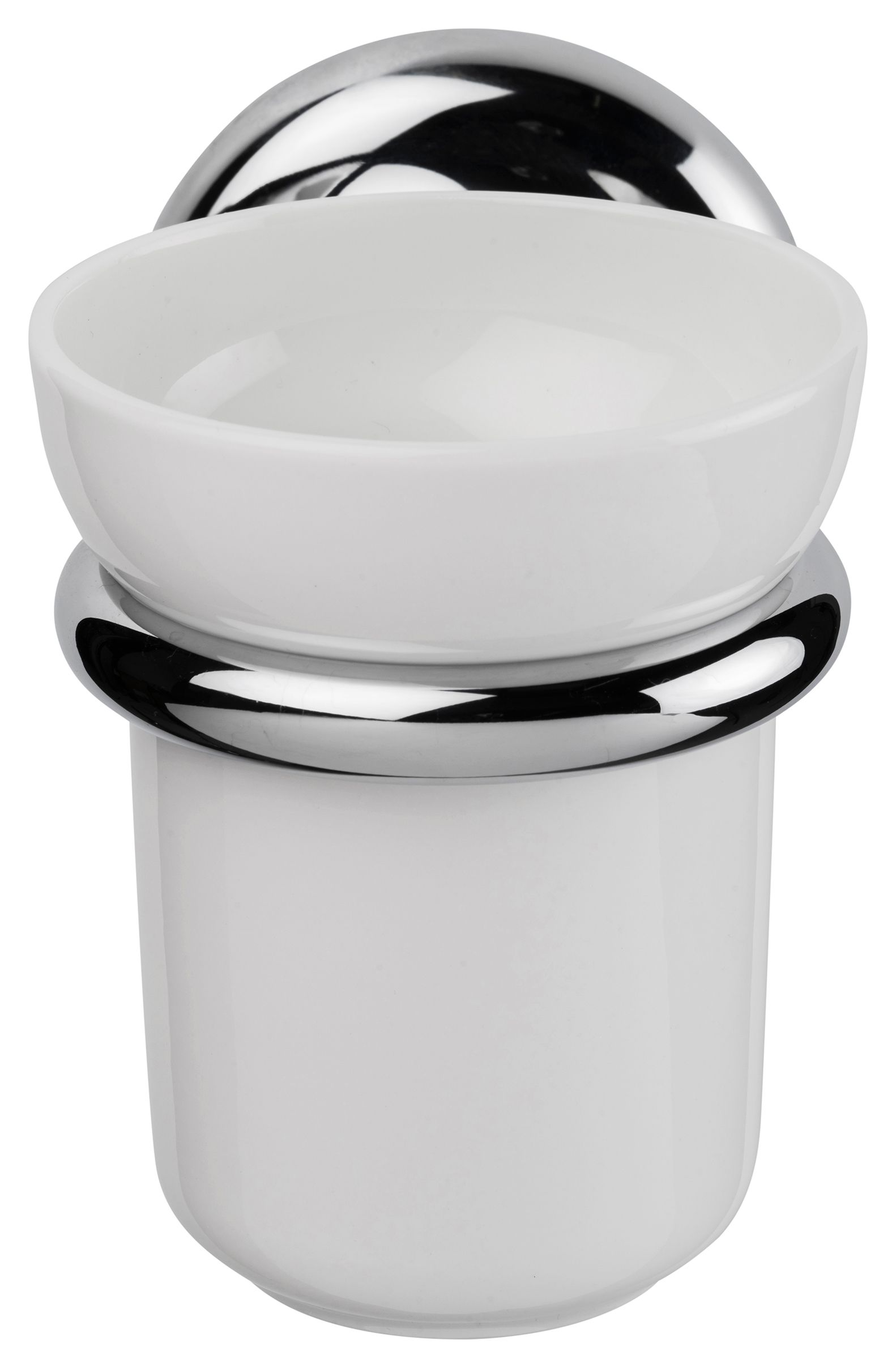 Croydex Flexi-Fix™ Grosvenor Bathroom Tumbler & Holder - Chrome