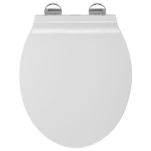 Croydex Flexi-Fix Michigan Toilet Seat - White