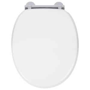Croydex Flexi-Fix Lucerne Toilet Seat - White