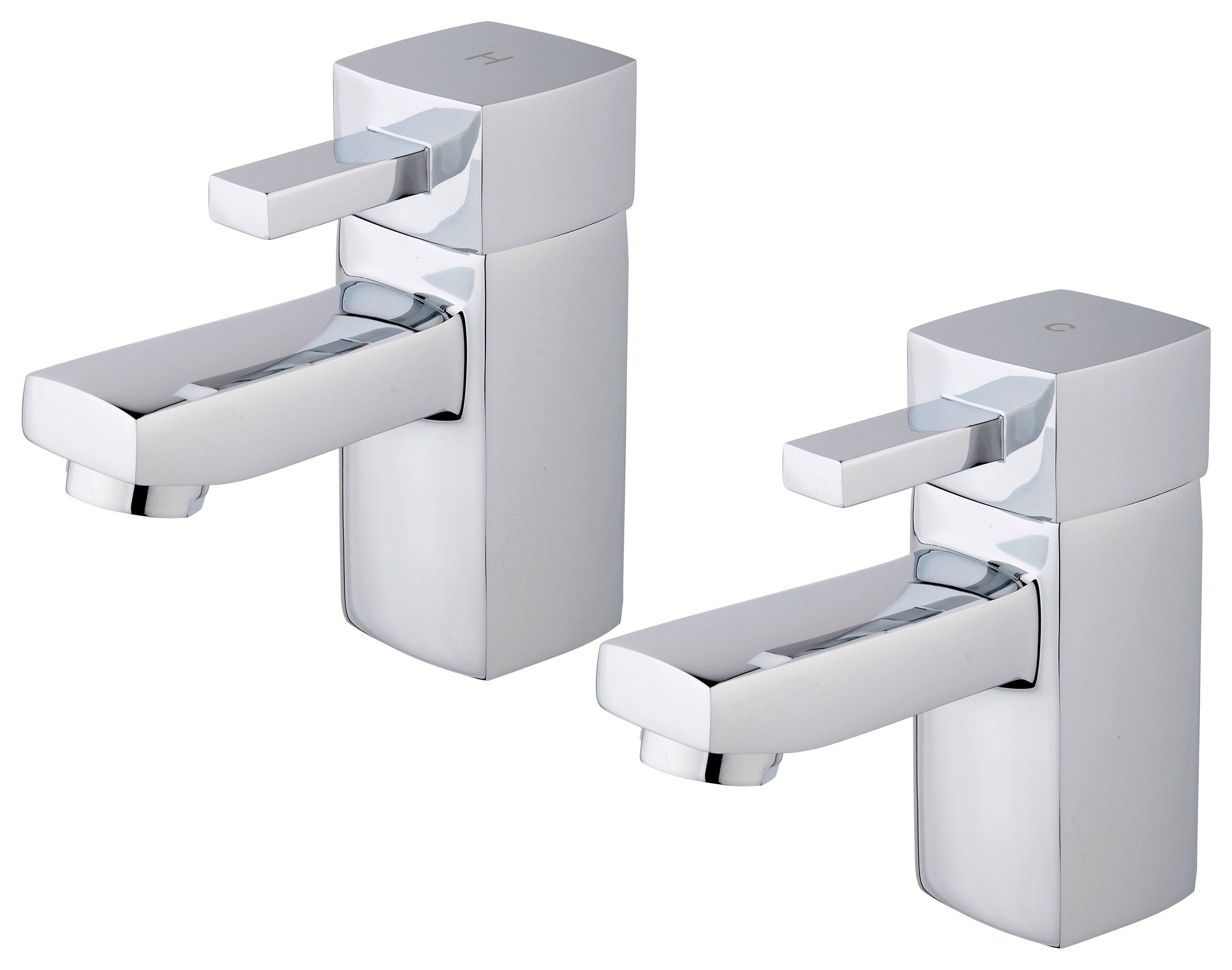 Wickes Yaran Chrome Basin Taps