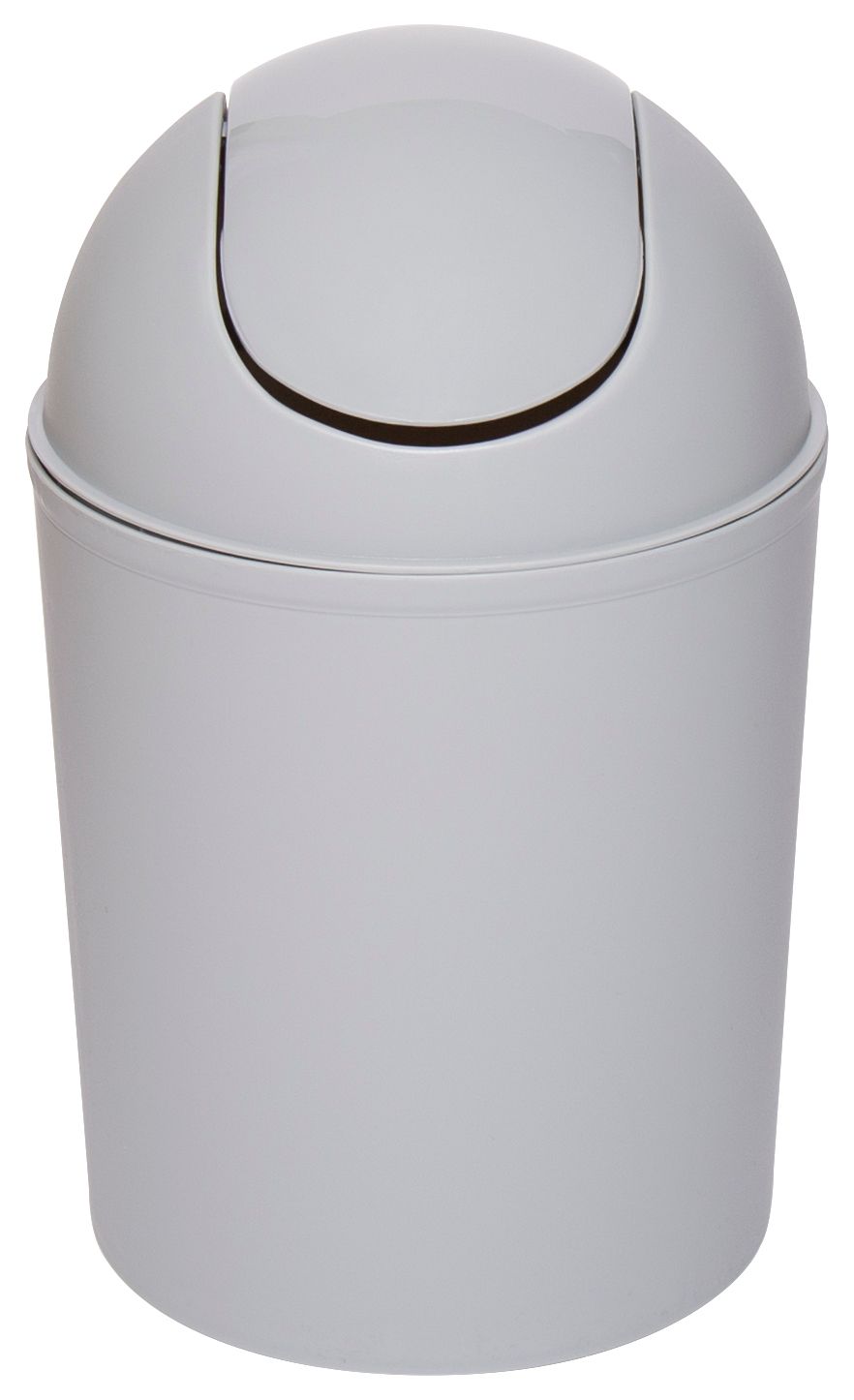 Wickes 3 Litre Grey Plastic Swing Bin - 250 x 220mm