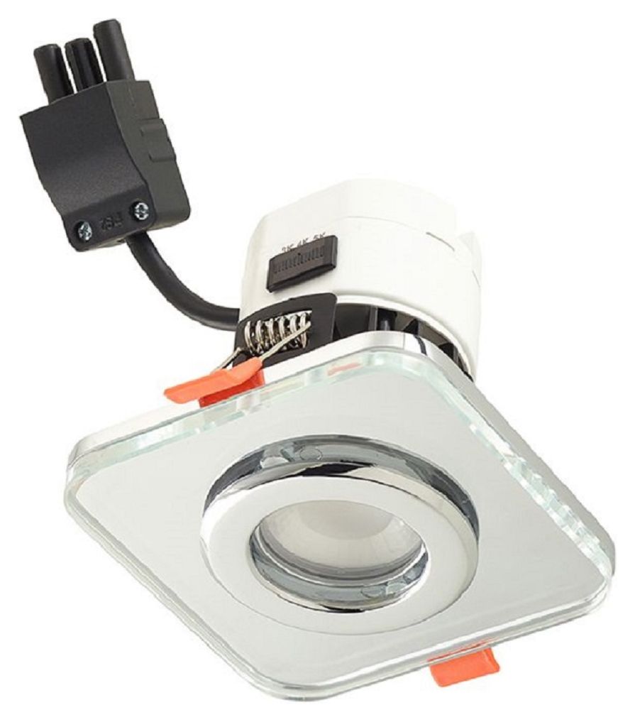 Sensio Square Clear Glass Downlight