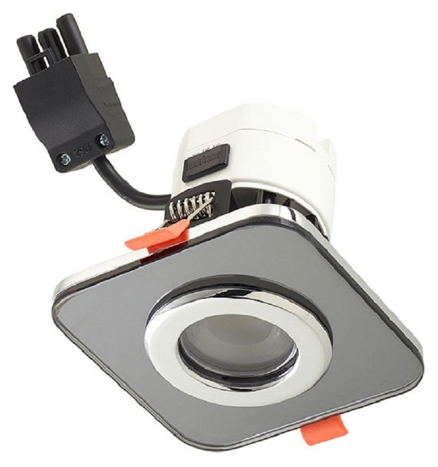 Sensio Square Smoked Glass Downlight