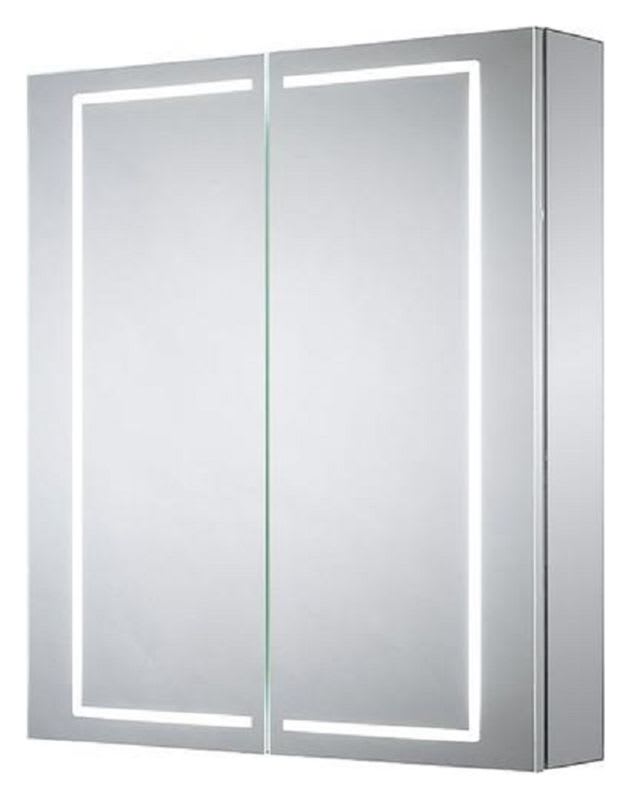 Sensio Adelaide Diffused LED Double Door Bathroom 700 x 600mm