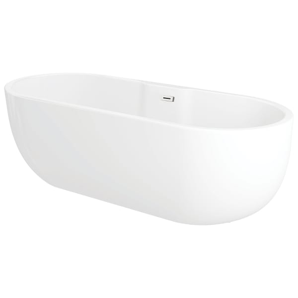 Oval Freestanding Contemporary Bath - 1800 X 750mm