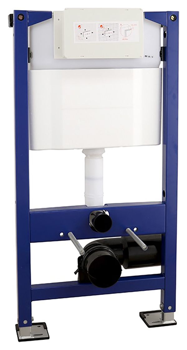 Image of Abacus Wall Mounted WC Frame with Dual Flush Cistern - 980 mm