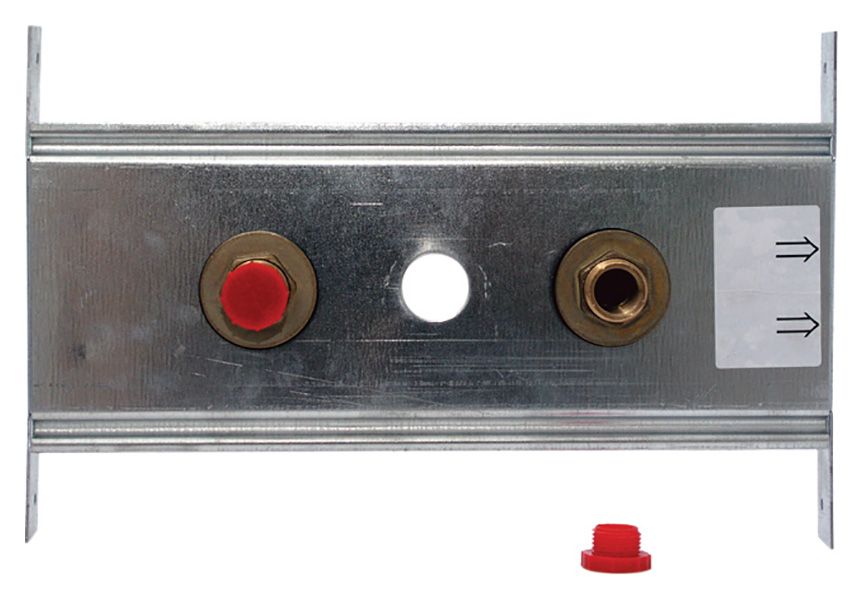 Image of Abacus Double Fitting Plate - 1/2in Fitting