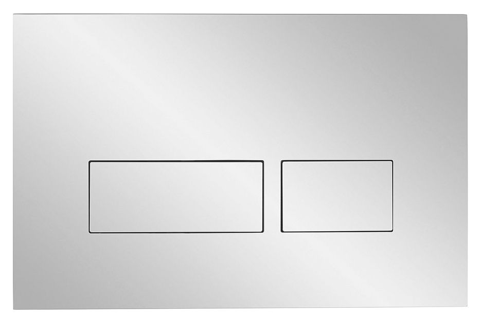Image of Abacus Flush Plate for Bathrooms - Chrome