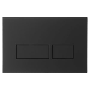 Abacus Flush Plate For Bathrooms - Black