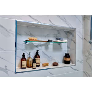 Abacus Recessed Bathroom Storage Unit - 500 x 800 x 180mm
