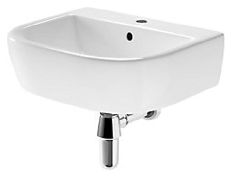 Image of Wickes Galeria 1 Tap Hole Cloakroom Basin - 450 x 370 mm