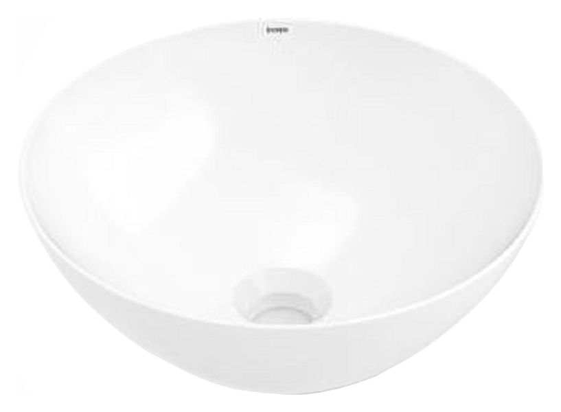 Image of Wickes Platinum Round Bowl Countertop Bathroom Basin - 350mm