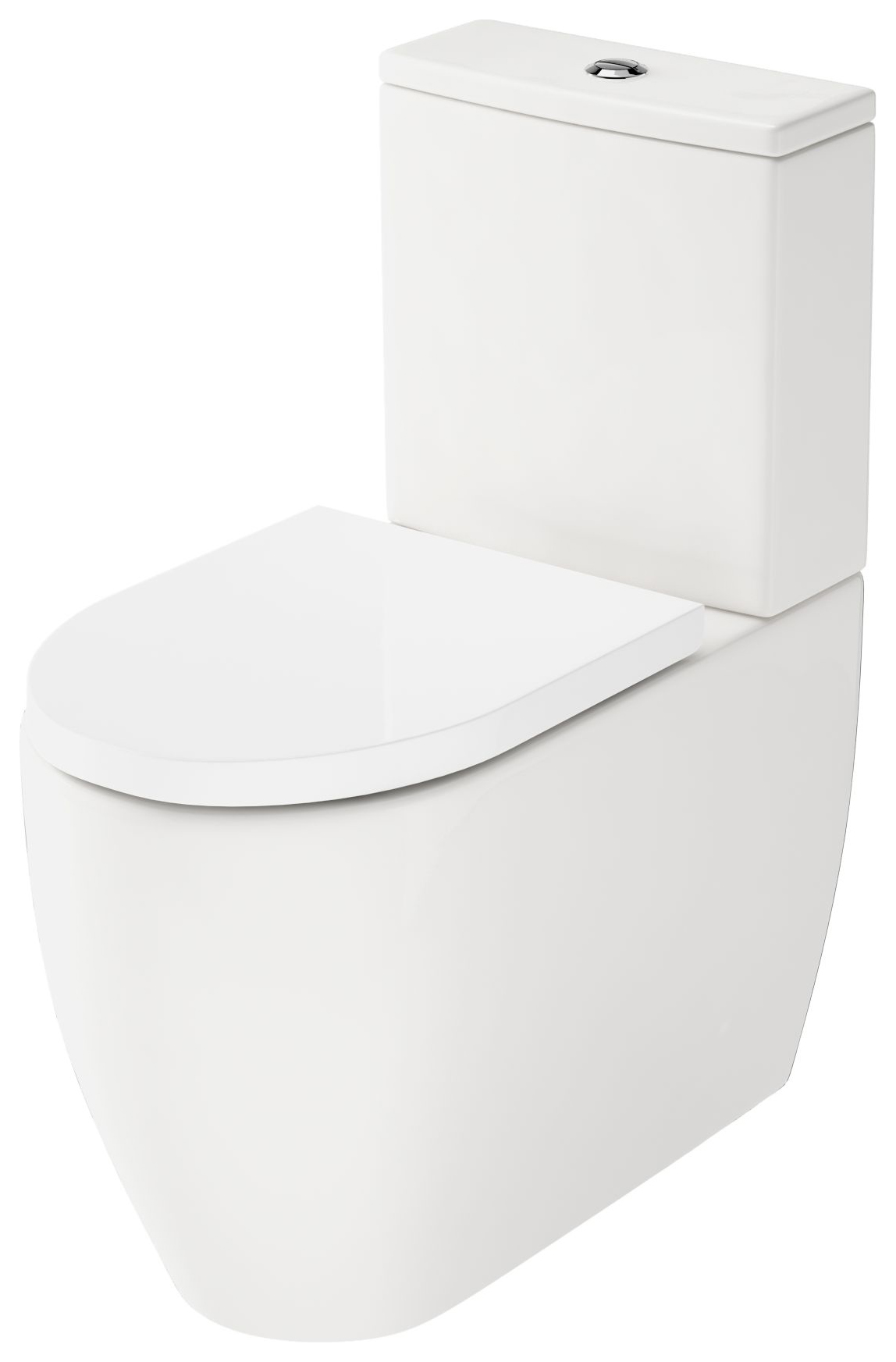Wickes D-Shaped Soft Close Toilet Seat Only